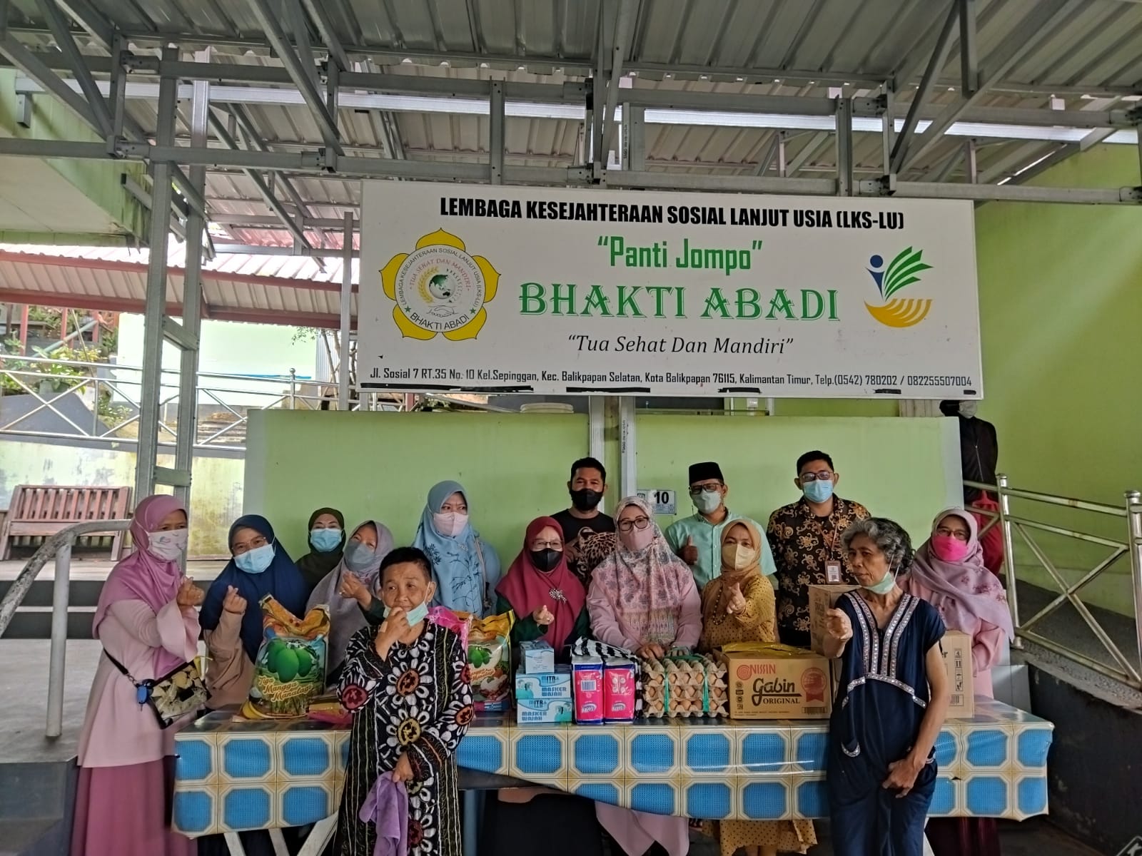 Pelaksanaan Bakti Sosial di Panti Jompo Bahkti Abadi 